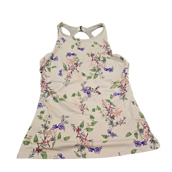 Women's Athleta Floral Underwire Tankini Swim Top | Size 36 B/C - Picture 1 of 11